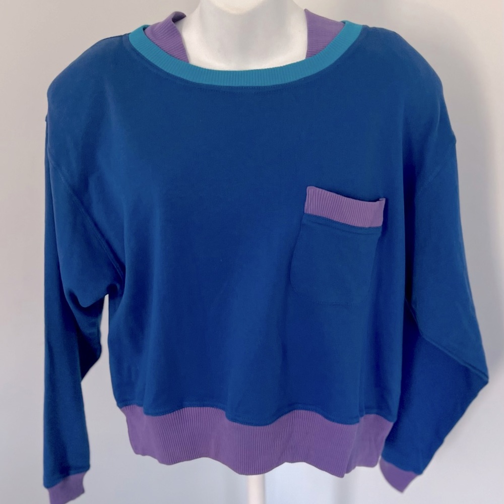 Vintage NWT Carole Little for St. Tropez Wear Top Sz. L